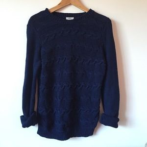 Madewell Wallace Crewneck Cable Knit